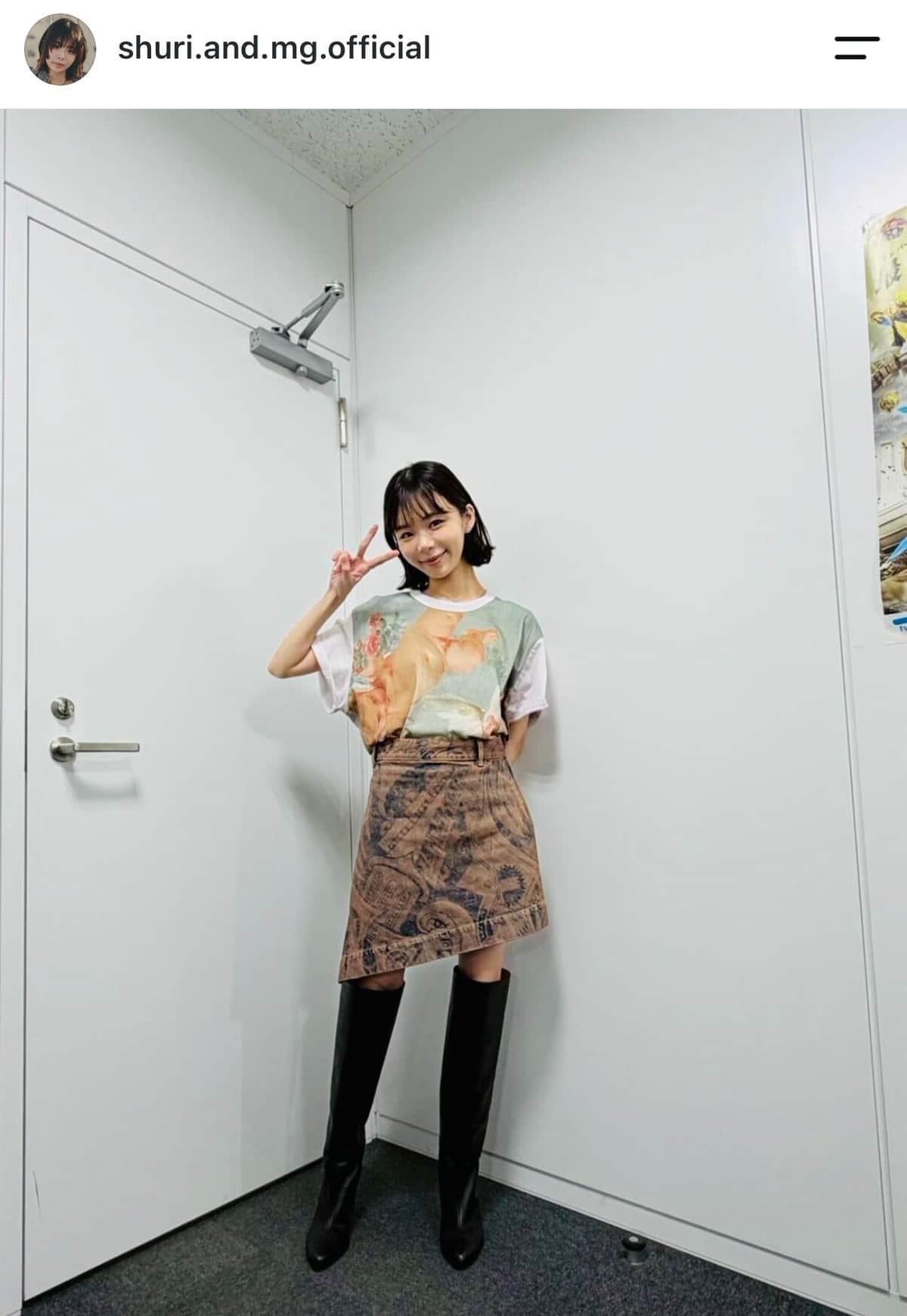 趣里さんのインスタグラム（＠shuri.and.mg.official）より
