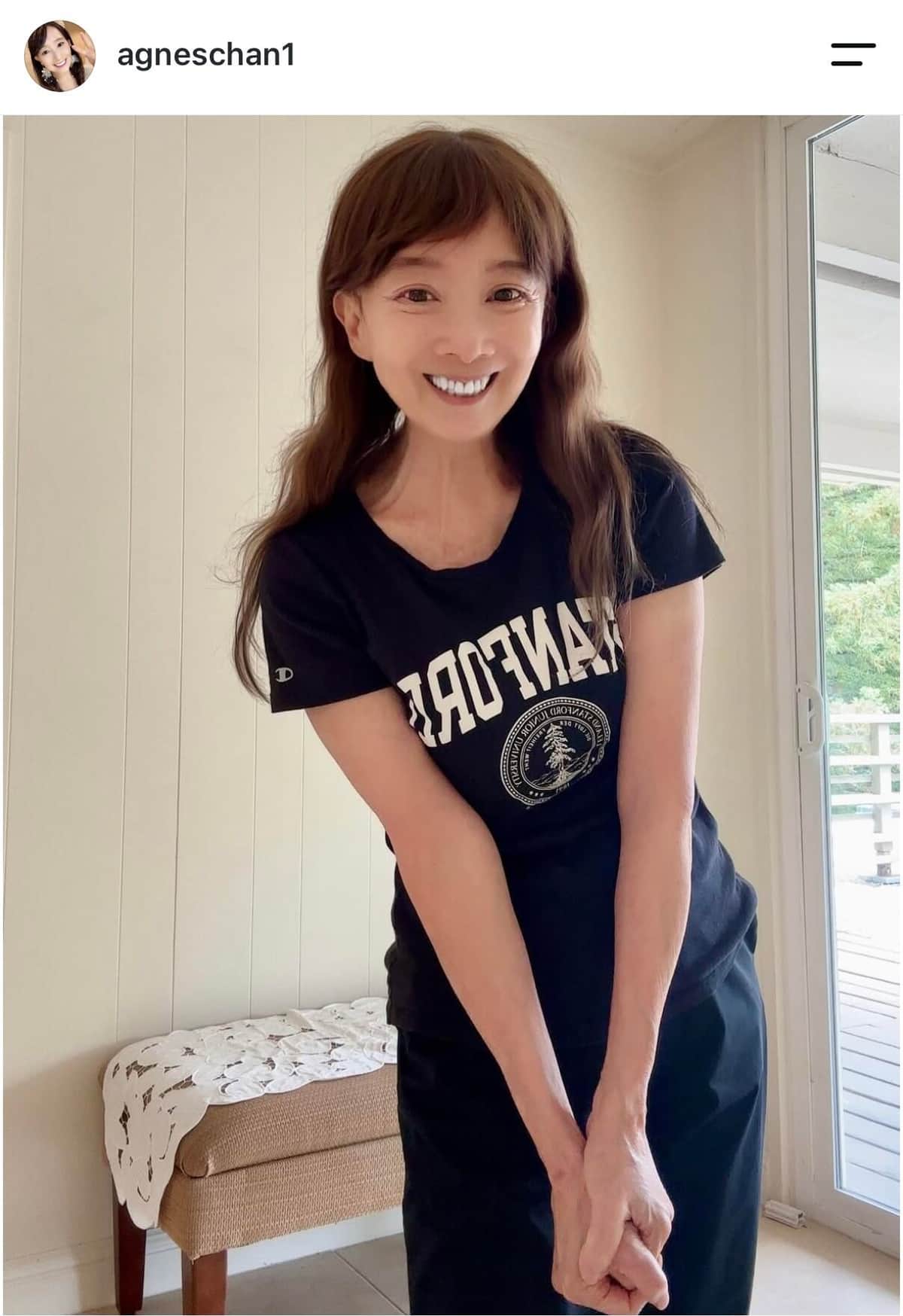 アグネス・チャンさんのインスタグラム（＠agneschan1）より