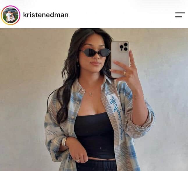 クリスティン・エドマンさんのインスタグラム（＠kristenedman）より