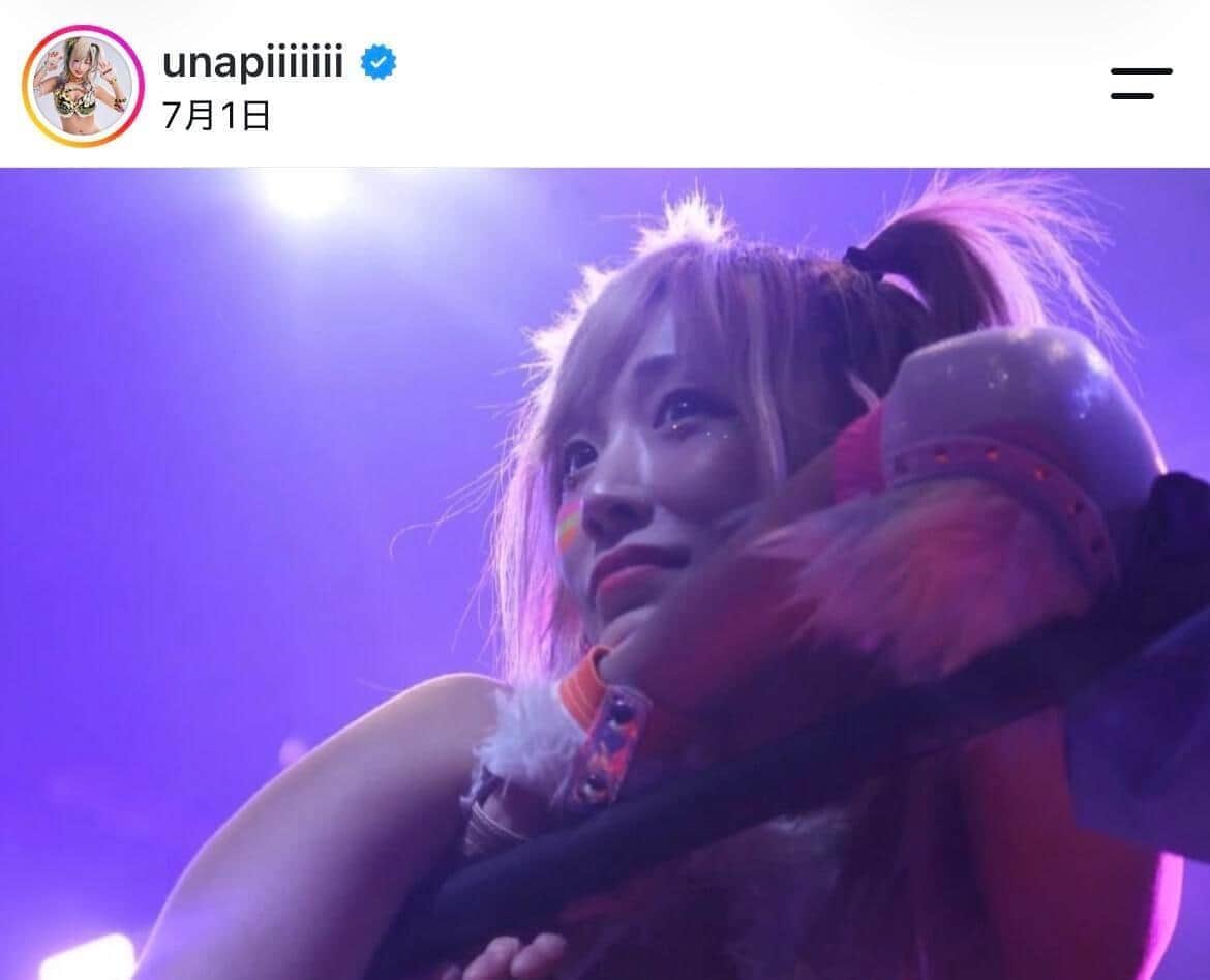 ウナギ・サヤカさんのインスタグラム（＠unapiiiiiii）より