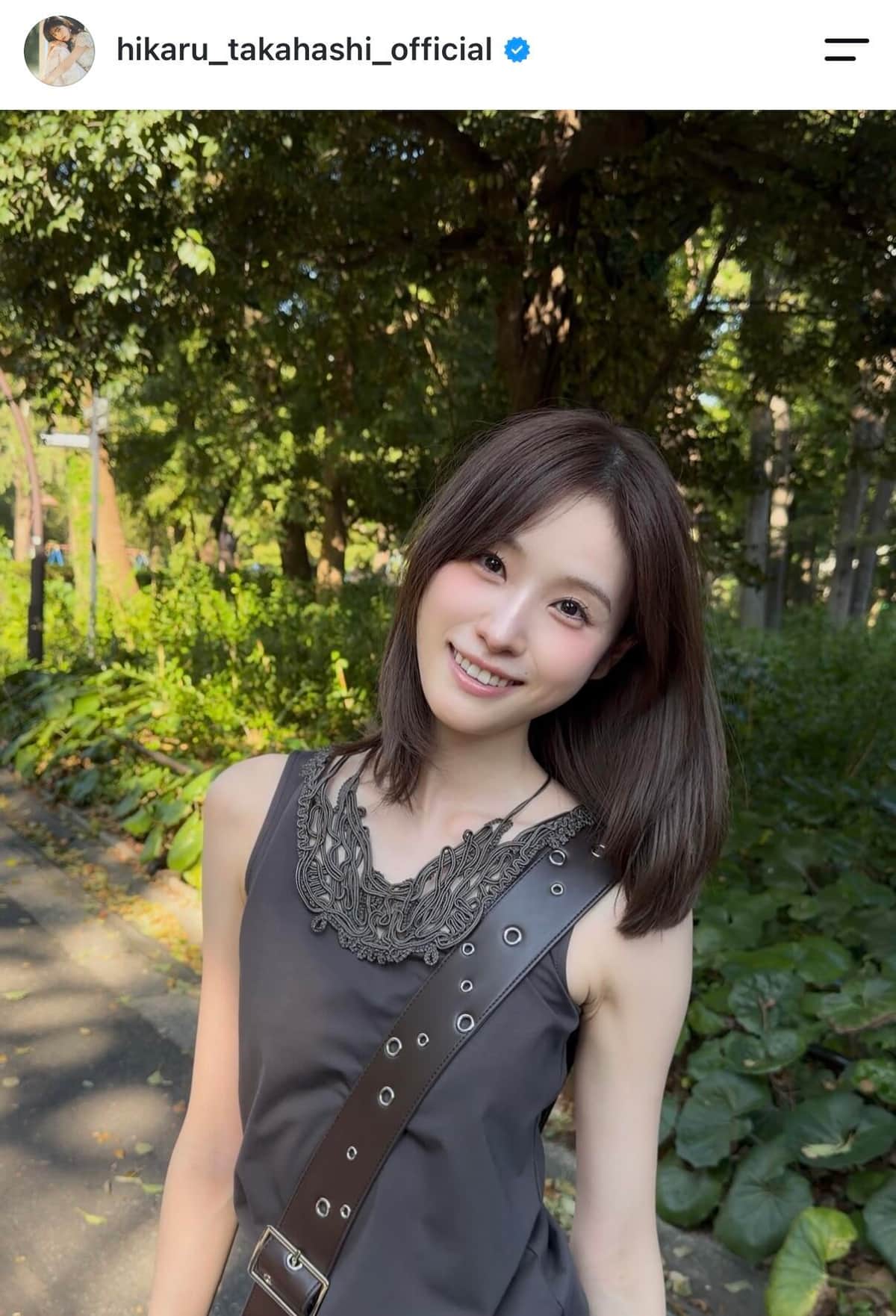 高橋ひかる、肩出しキャミ姿で衝撃的かわいさ　「可愛すぎてヤバい」「永久保存版」「最高だね」大反響