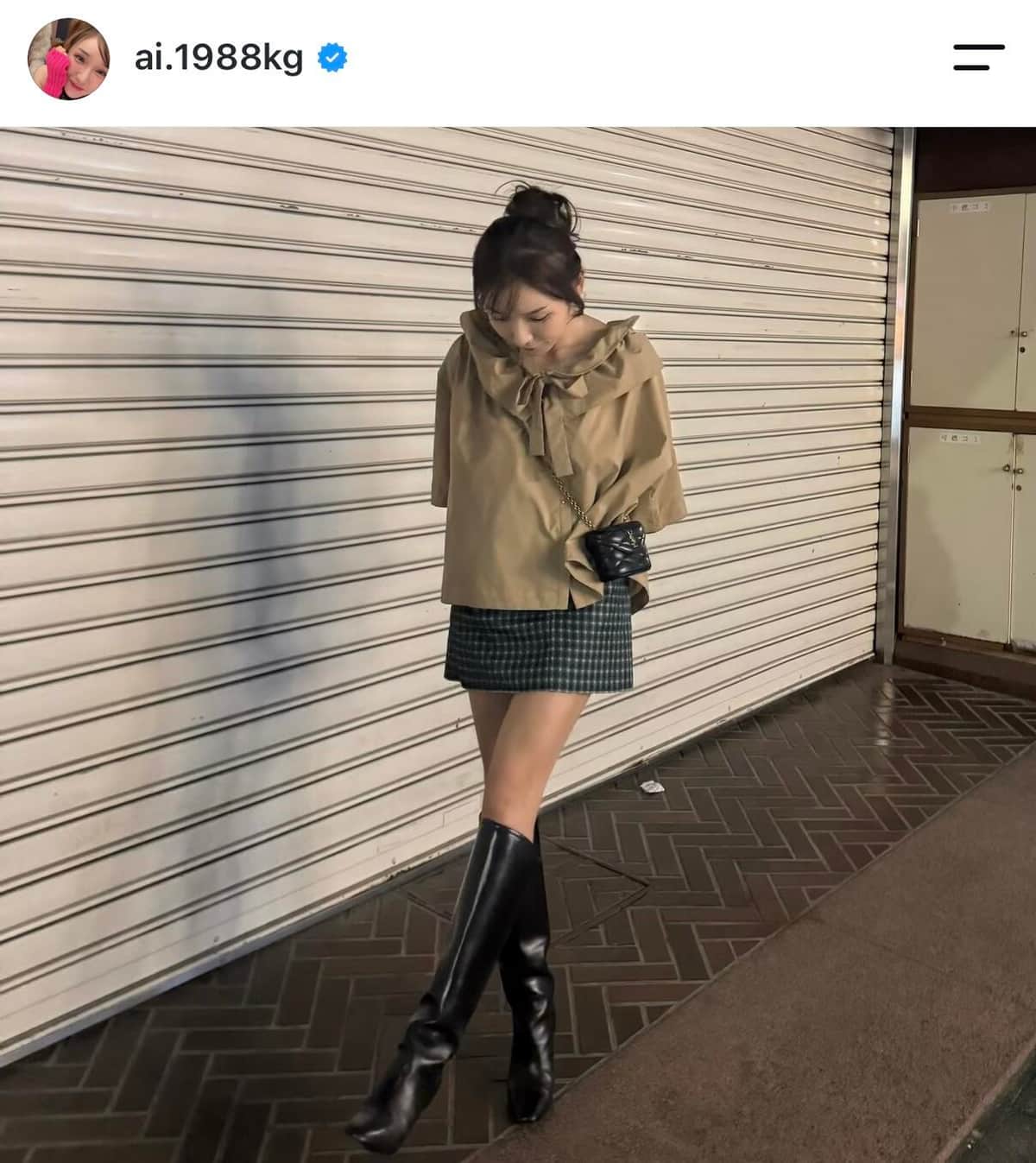 加護亜依さんのインスタグラム（＠ai.1988kg）より