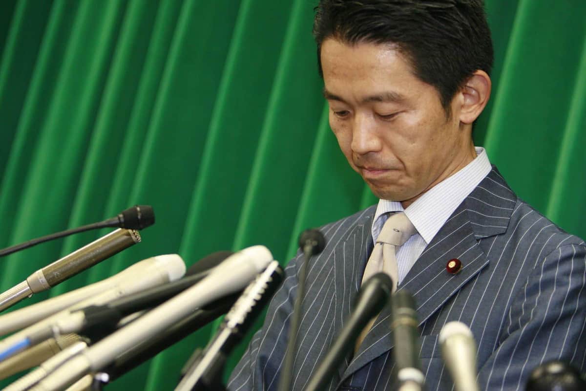 2007年、就任から2か月で農水相を辞任した赤城徳彦氏（写真：AFLO）
