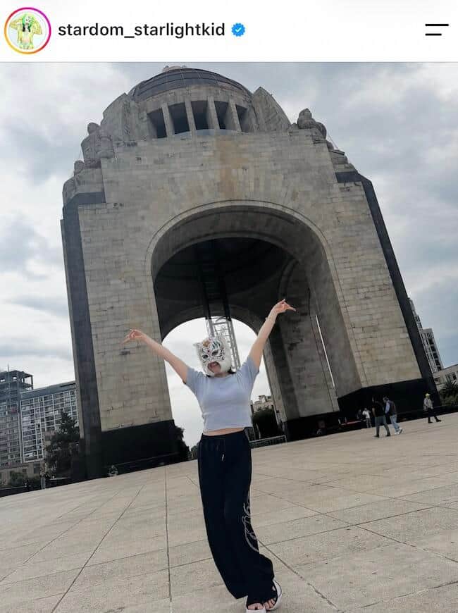 スターライト・キッド選手のインスタグラム（＠stardom_starlightkid）より