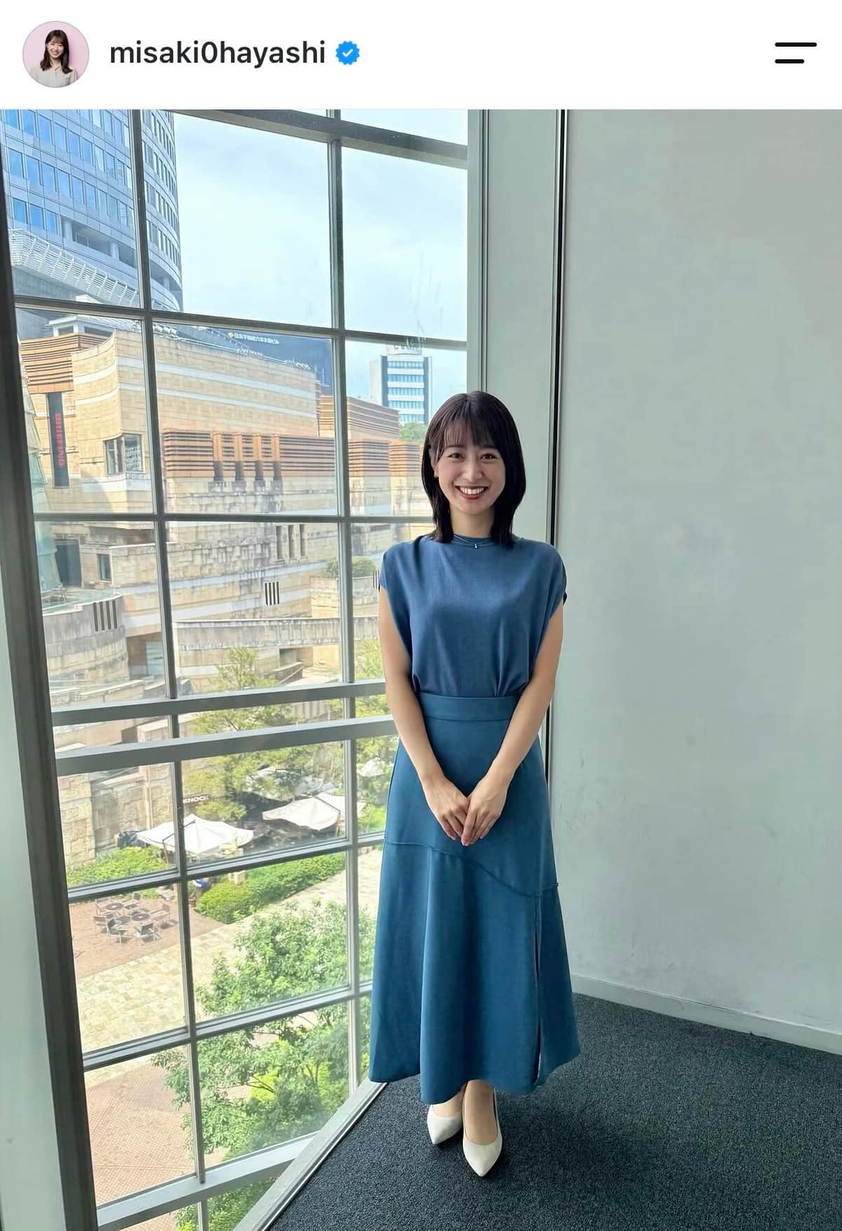 テレ朝・林美沙希アナ、ミニスカウェアで「久しぶりのゴルフに！」菊間千乃と　「晴天の中でのゴルフは最高でした」