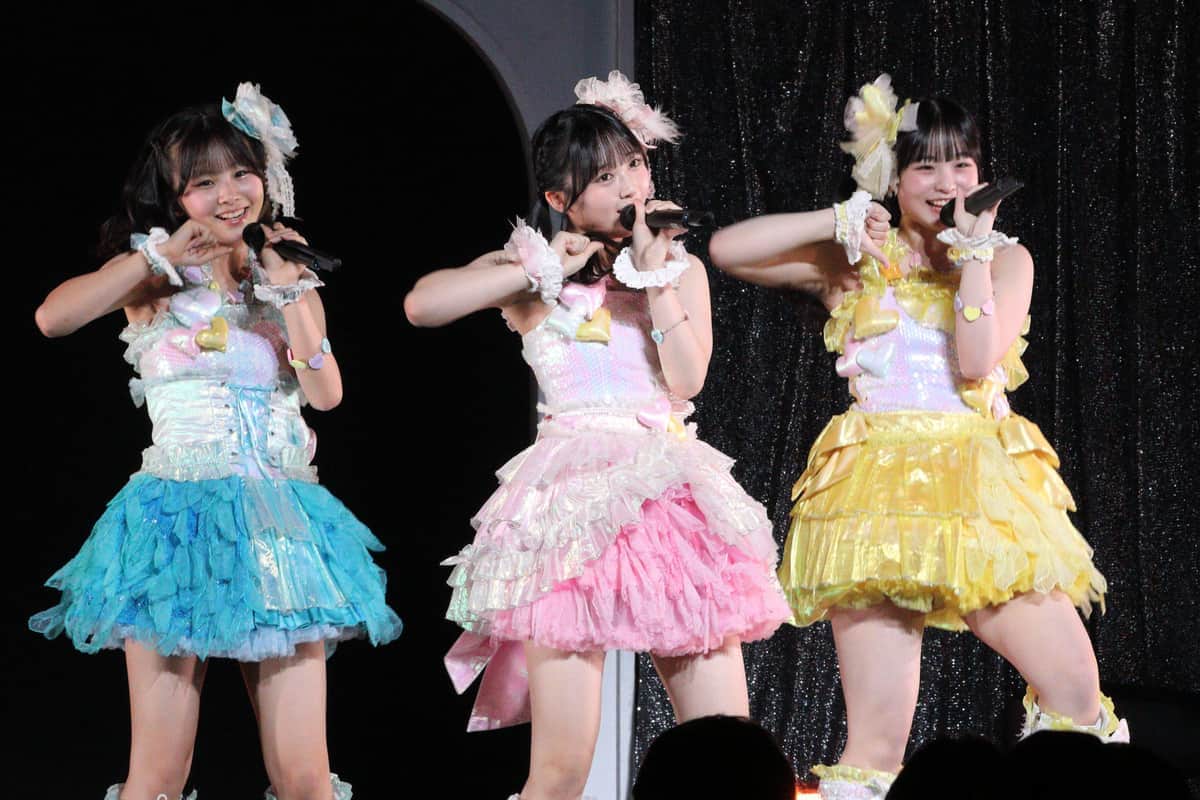 名古屋が拠点のSKE48の楽曲も多く披露された。写真は「ウィンブルドンへ連れて行って」