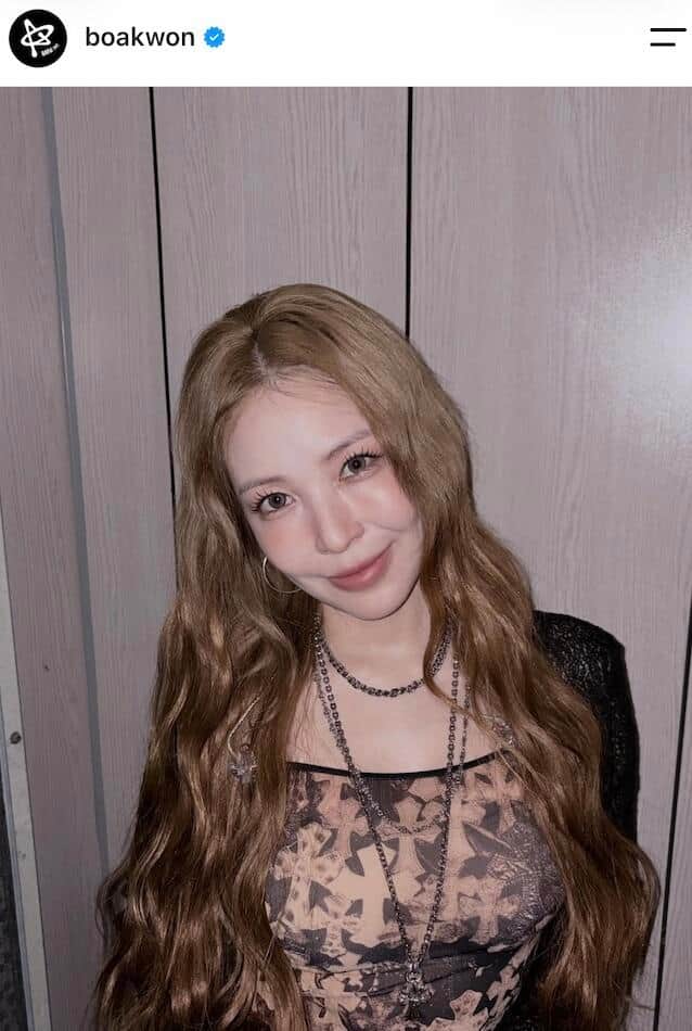 BoAさんのインスタグラム（＠boakwon）より