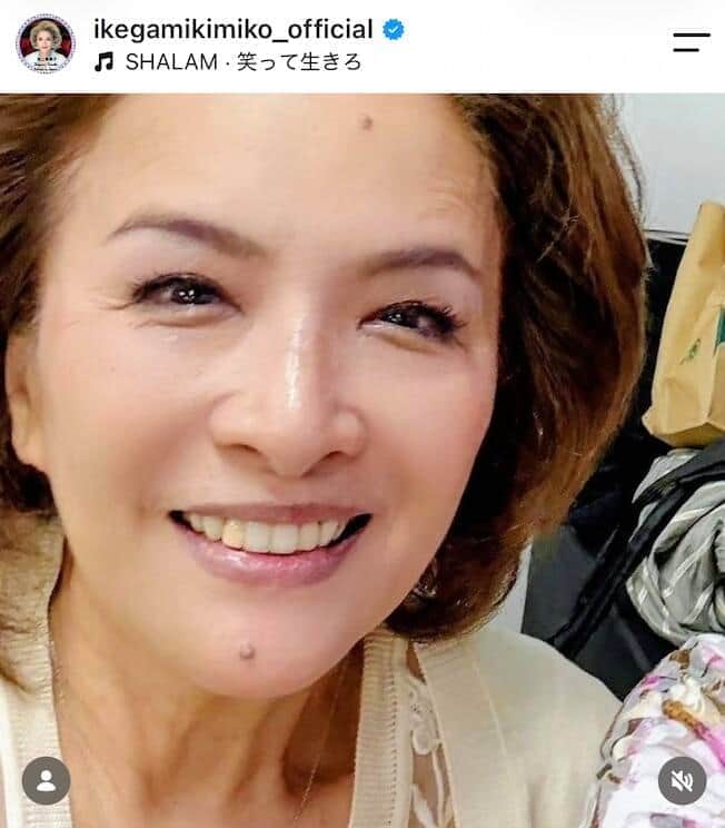 池上季実子さんのインスタグラム（＠ikegamikimiko_official）より