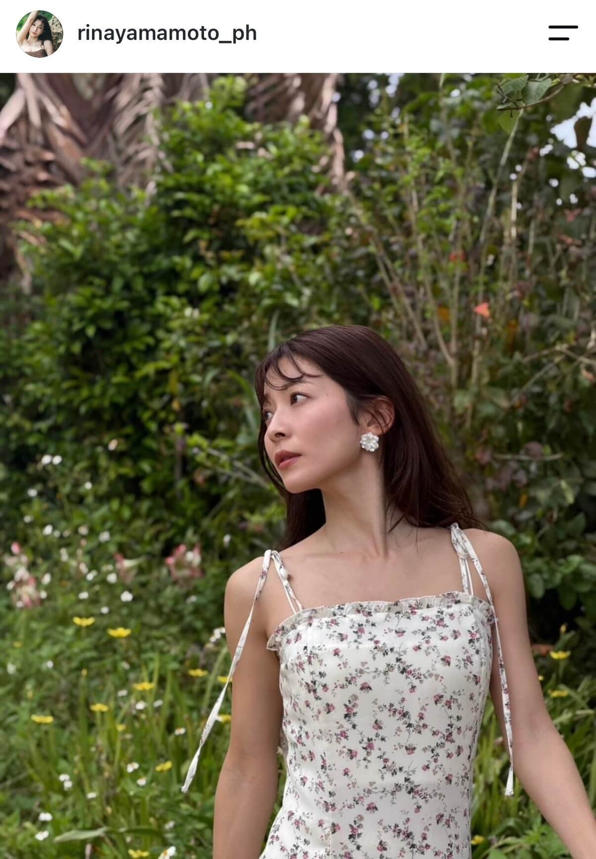 「あぶない！」元TBS山本里菜アナ、ショートパンツ姿で体育座り　「切ない表情も魅力的」