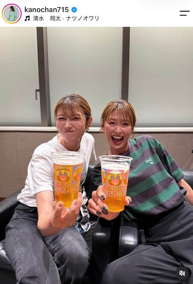 狩野舞子さんのインスタグラム（＠kanochan715）より