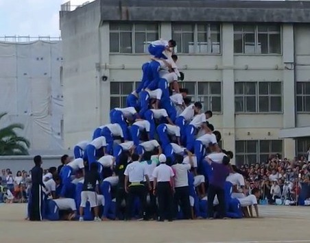 大阪中学校 10段ピラミッド崩壊 の衝撃動画 専門家は リスク大きく やめるべきだ と厳しく批判 J Cast ニュース 全文表示