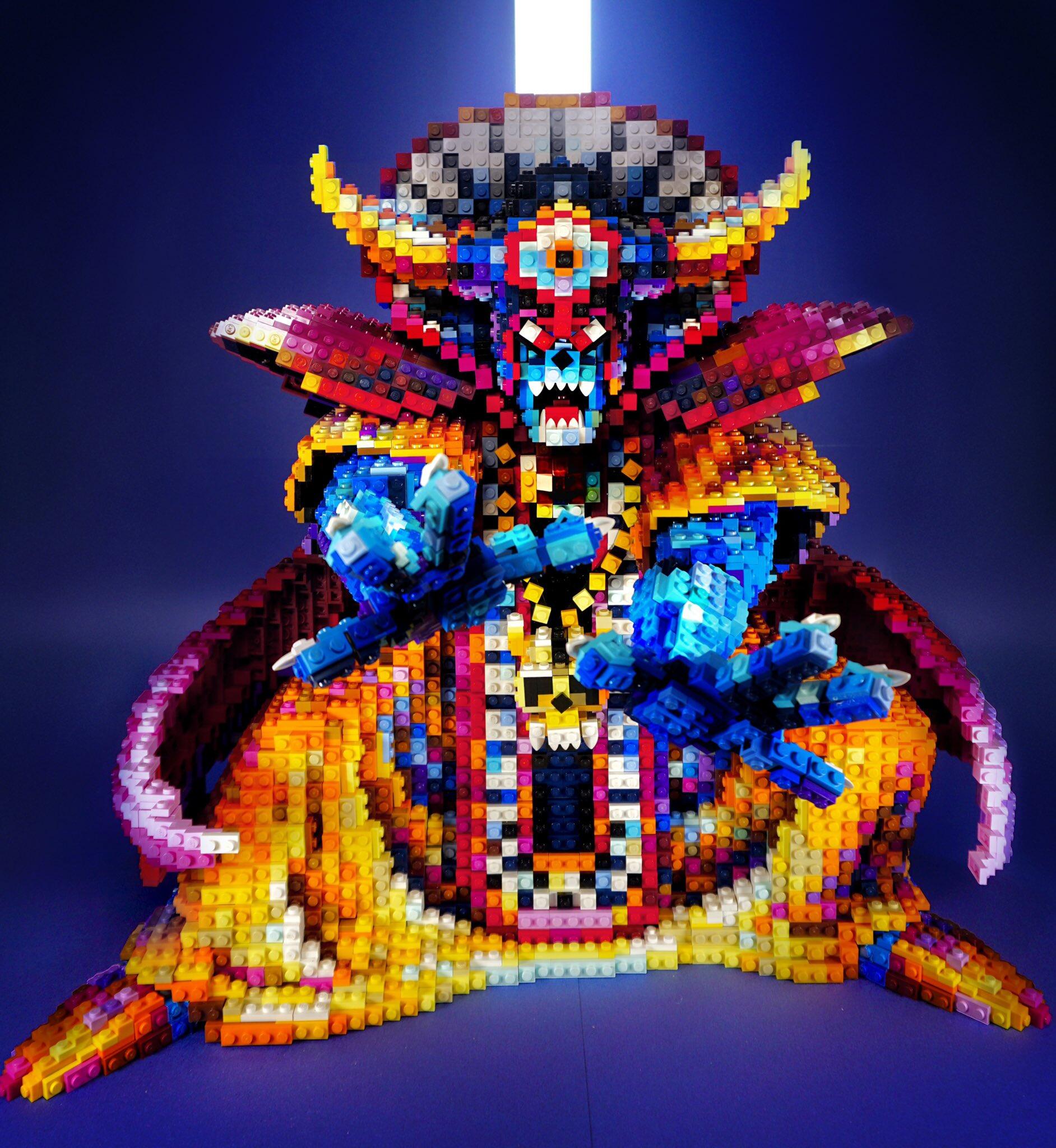 ドラクエ ゾーマ をレゴで再現 1万超パーツ使用 Snsで大反響 制作者が明かす苦労とこだわり J Cast ニュース 全文表示