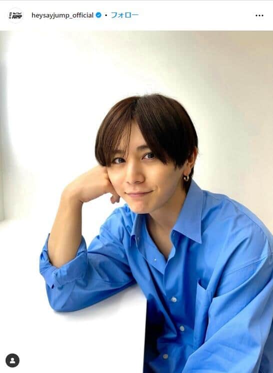 寝落ちの山田涼介が「美しい」「尊い」 Hey! Say! JUMP公式インスタに