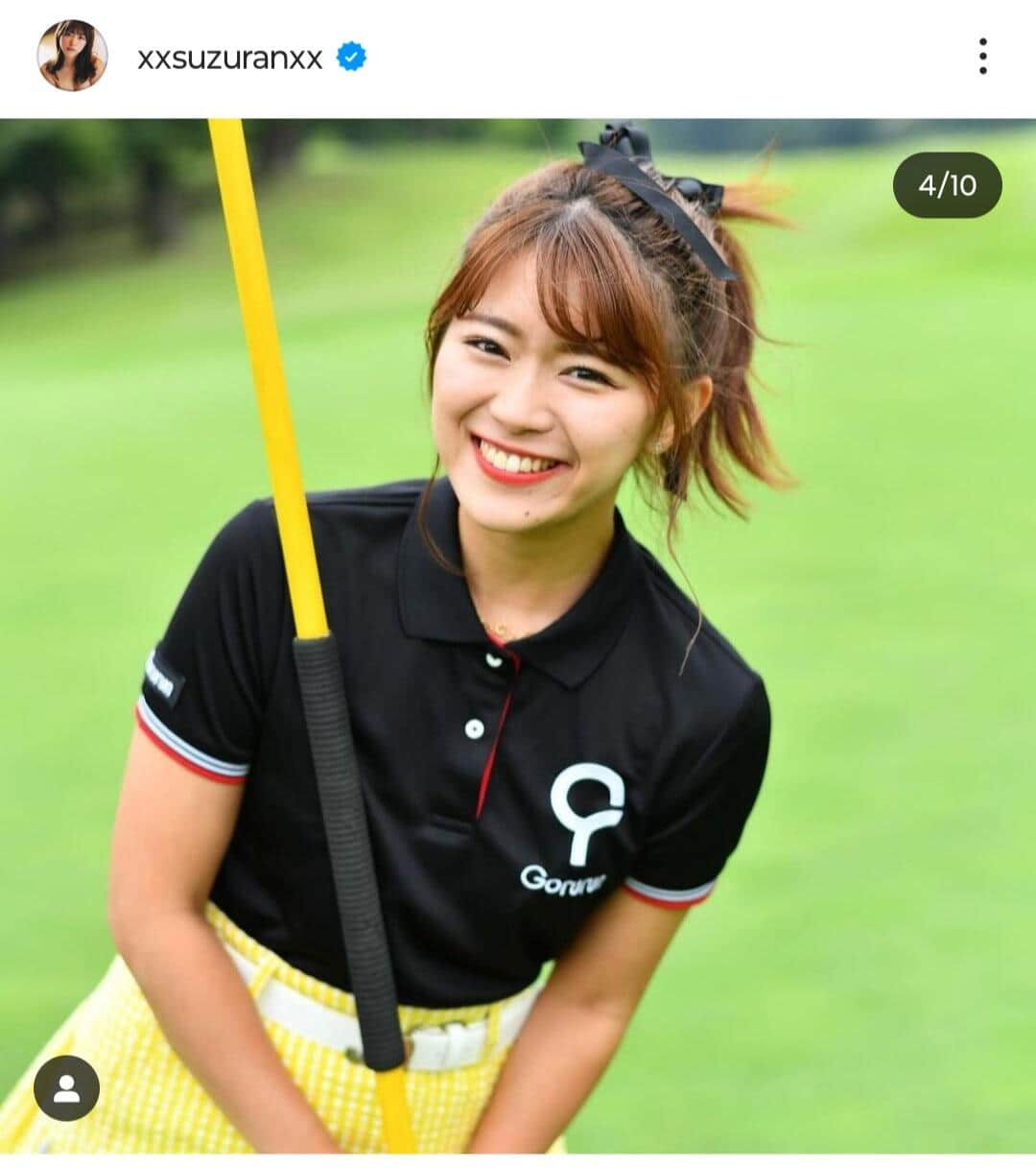 山内鈴蘭、ゴルフのプロアマ大会出場も「悔しいいい」 スコアは