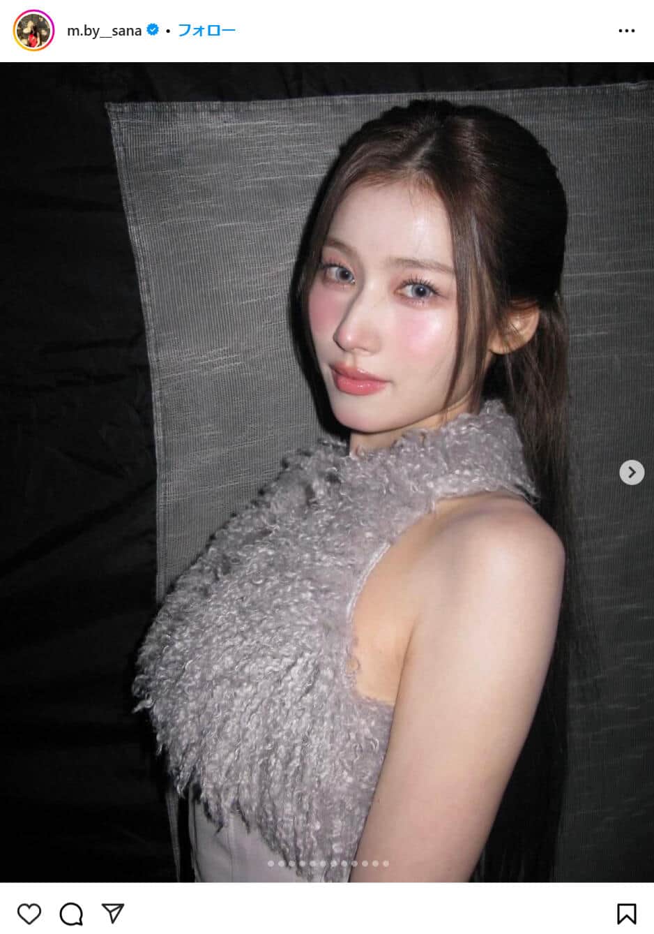 TWICE」サナ、まさかの人気俳優と2ショットを披露 ファン反響「美男