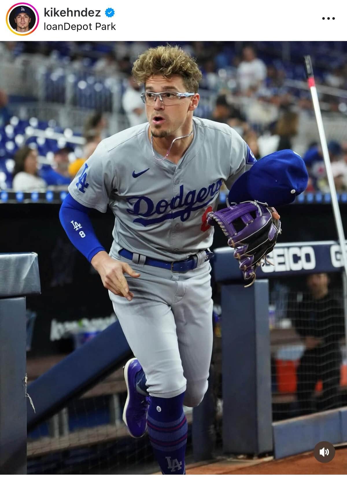 2025年 ドジャース戦 実使用球 キケ ヘルナンデス ゴア 空振り 2026年