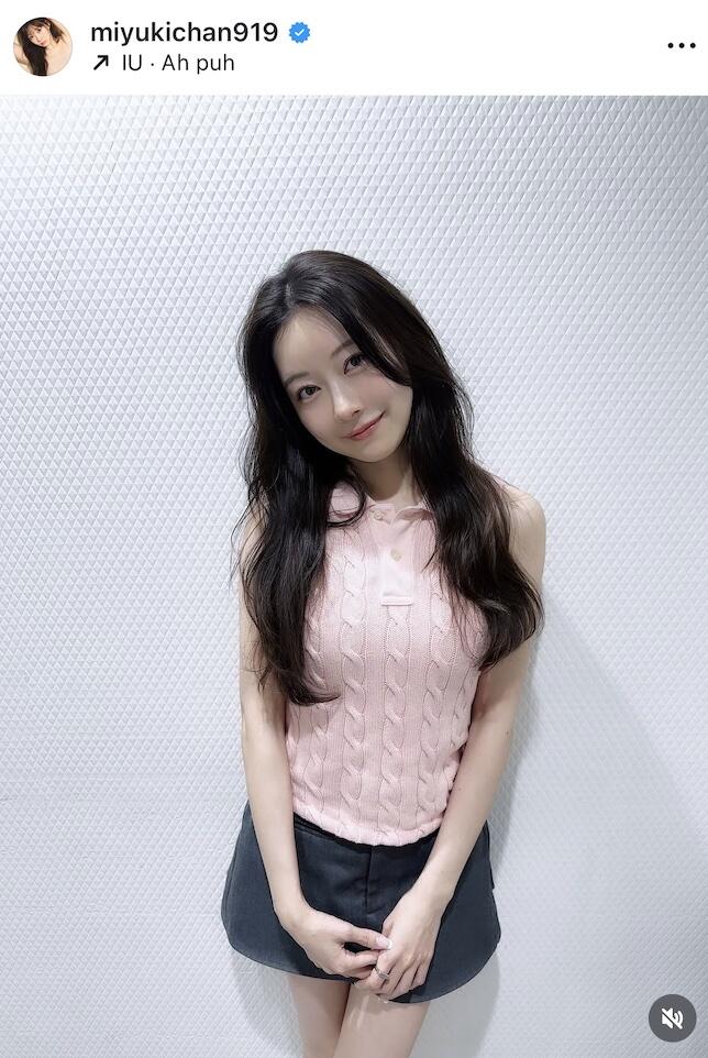 渡辺美優紀、超ミニ丈コーデでかわいさ限界突破 「わっっっ！」「眩し