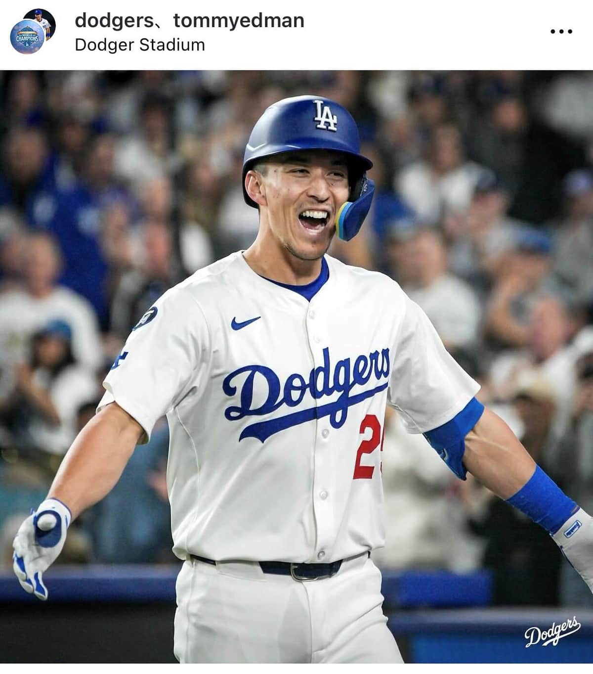 ドジャース】トミー・エドマン、「右足首手術」米報道に韓国メディア