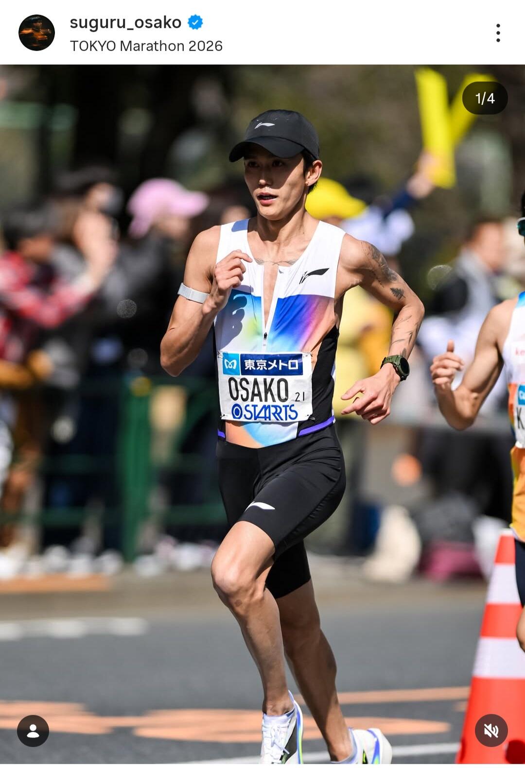 マラソン・大迫傑、氷水はったコンテナで冷水浴 脇腹や鎖骨にはがっつりタトゥーのぞかせ: J-CAST ニュース【全文表示】