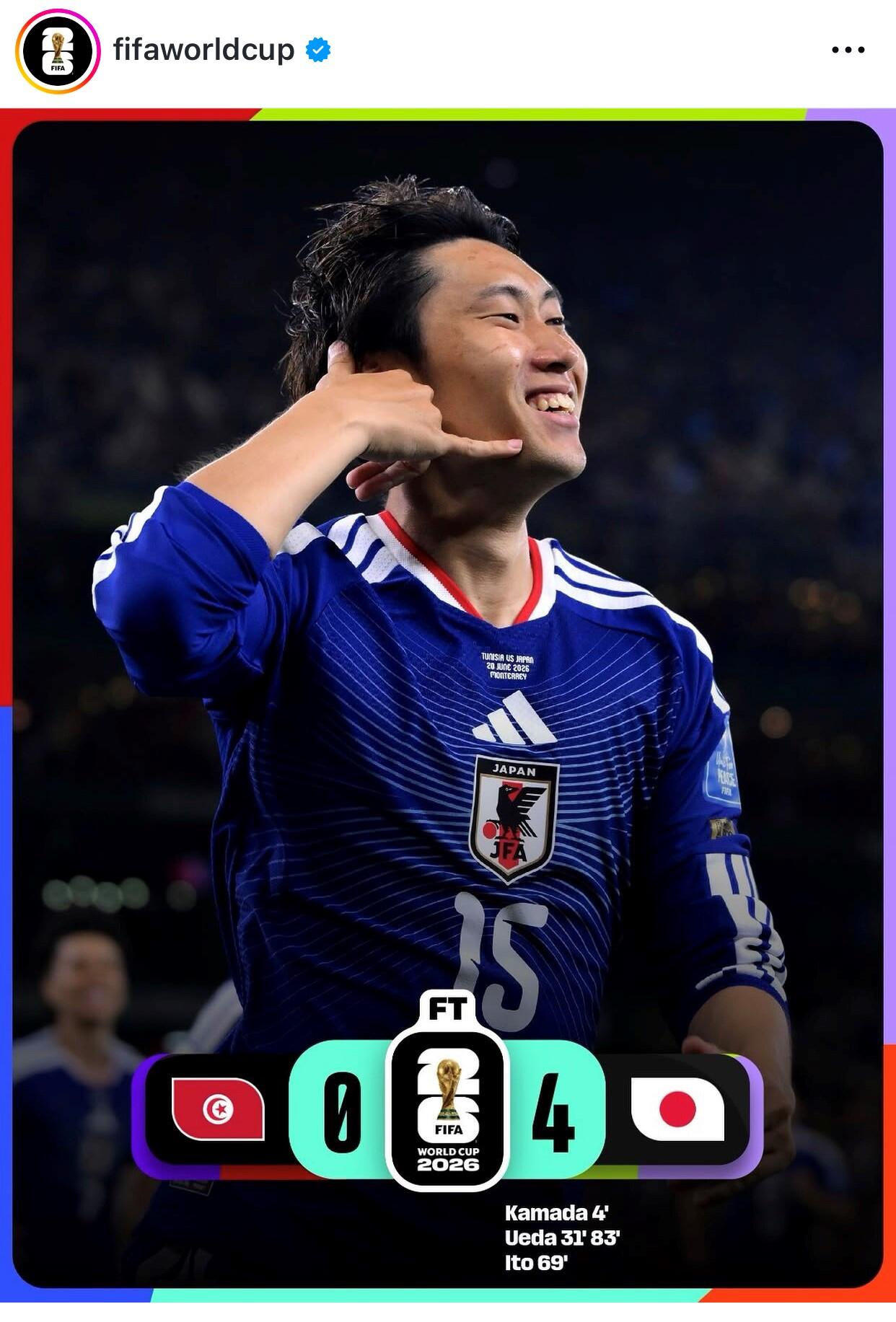 サッカーW杯】米メディアSNS画像が波紋、日本＆チュニジアへの「一線を