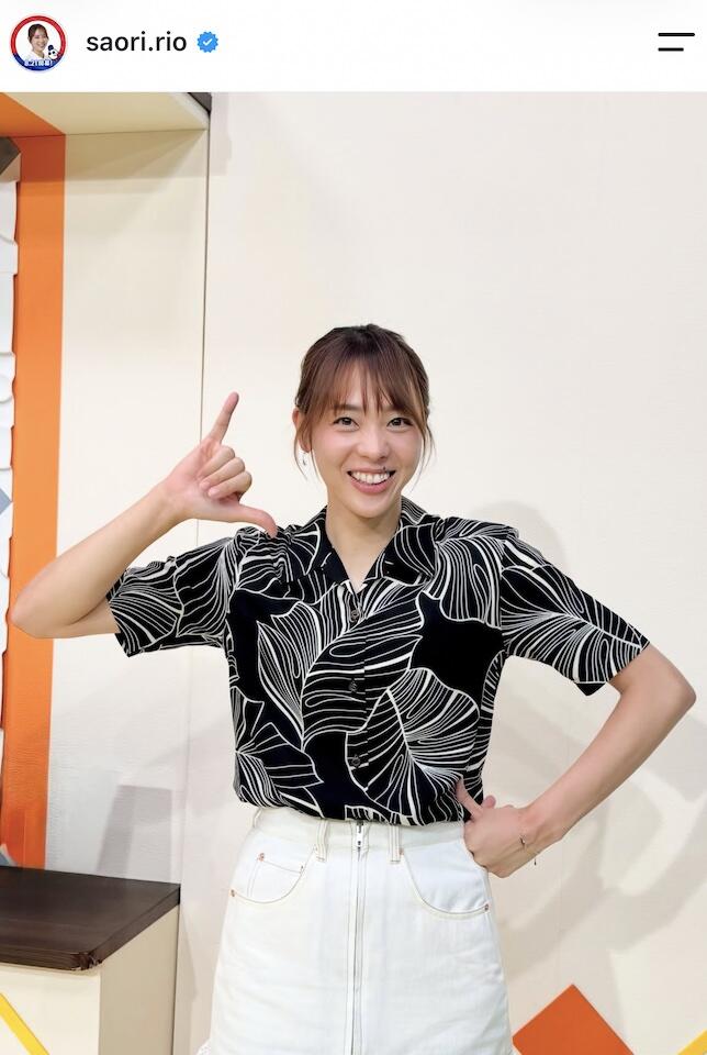 元女子バレー迫田さおり、フリルスカート姿ですらり神スタイルの美貌