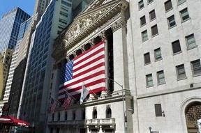 株価の下落が続くニューヨーク証券取引所