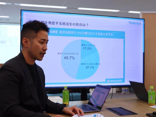 ABABA代表取締役CEOの中井達也氏（2025年12月3日撮影）