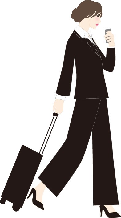 美脚や胸元がチラリ...... 出張時の服装、これはNGです！