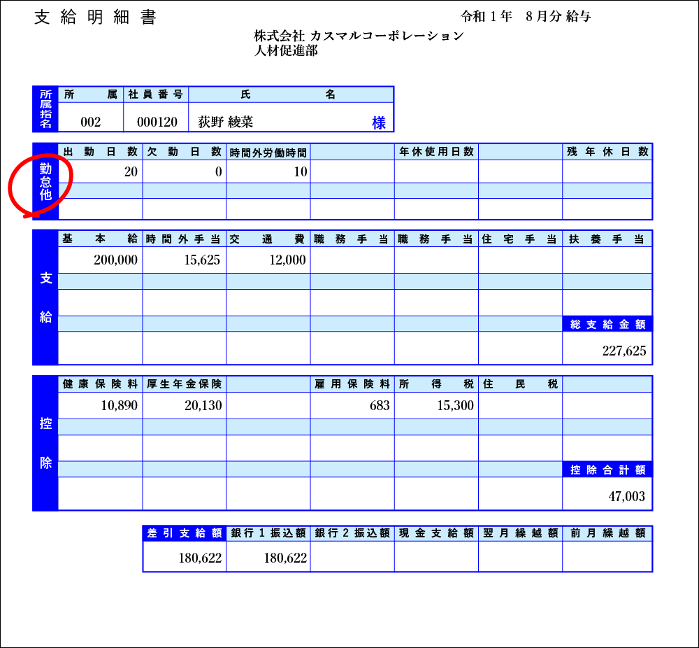 Ecナビ まいにちニュース 給与明細書は必ずチェック あなたの1か月の 働き がこの1枚でわかる