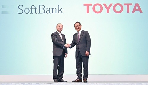 ソフトバンクとトヨタ自動車は将来に向けた新事業で共同出資
