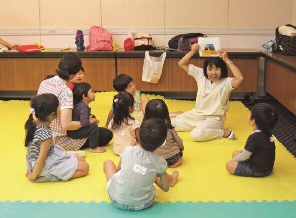 休日も安心して子どもを預けられる「スポット保育」（2017年撮影）