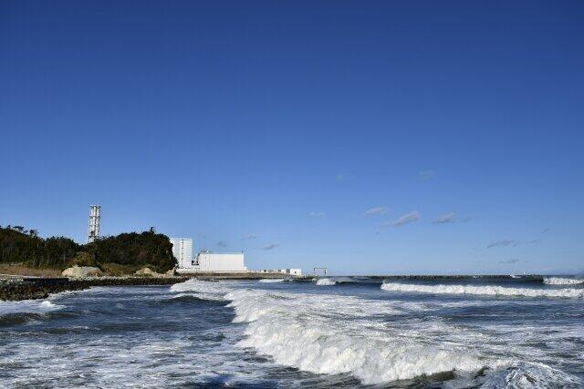 「ゼロエフ」はどこに……（写真は、海から見た福島第一原子力発電所）