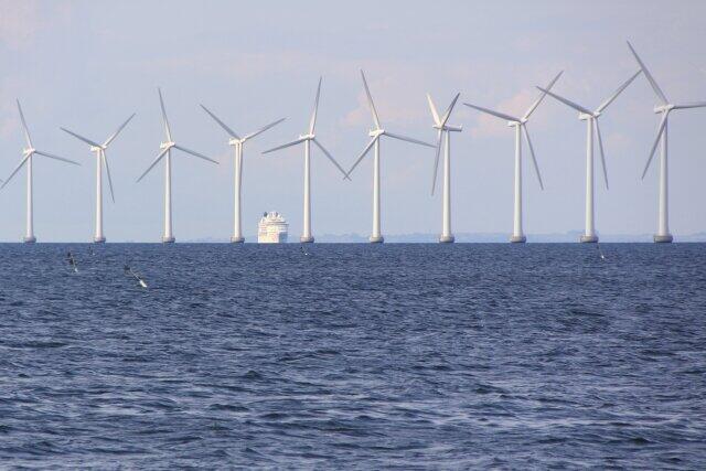 洋上風力発電に注目！（写真は、デンマーク）
