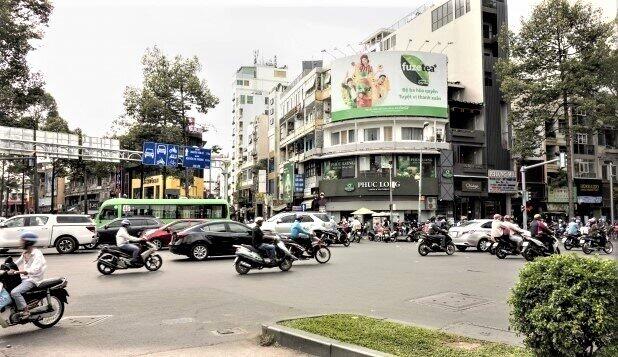 ベトナムの市街地