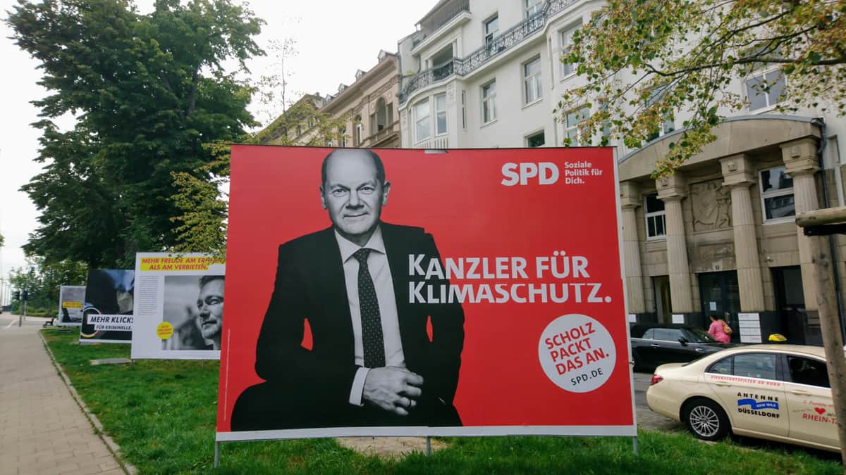 今回の選挙で第1党を勝ち取った社民党（SPD）のオラフ・ショルツ党首