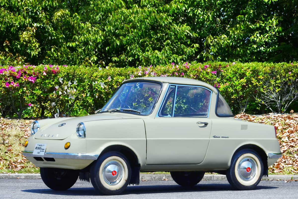 マツダ R360クーペ KRBB型 （1961）　（写真はプレスリリースから）