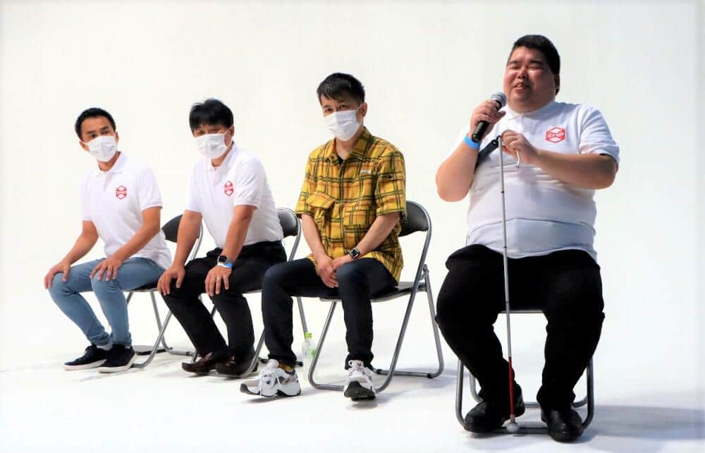 ZMP World 2022での「EYECAN」紹介時の様子