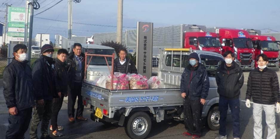 社員による清掃活動のボランティア