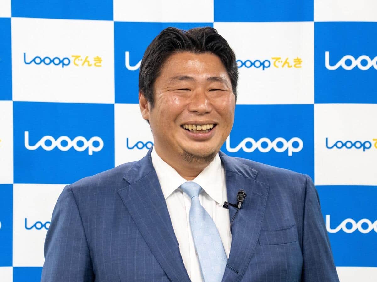 「Looop」創業者・中村創一郎氏（2025年7月17日撮影）