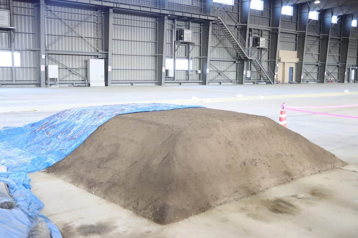 公開された復興再生土