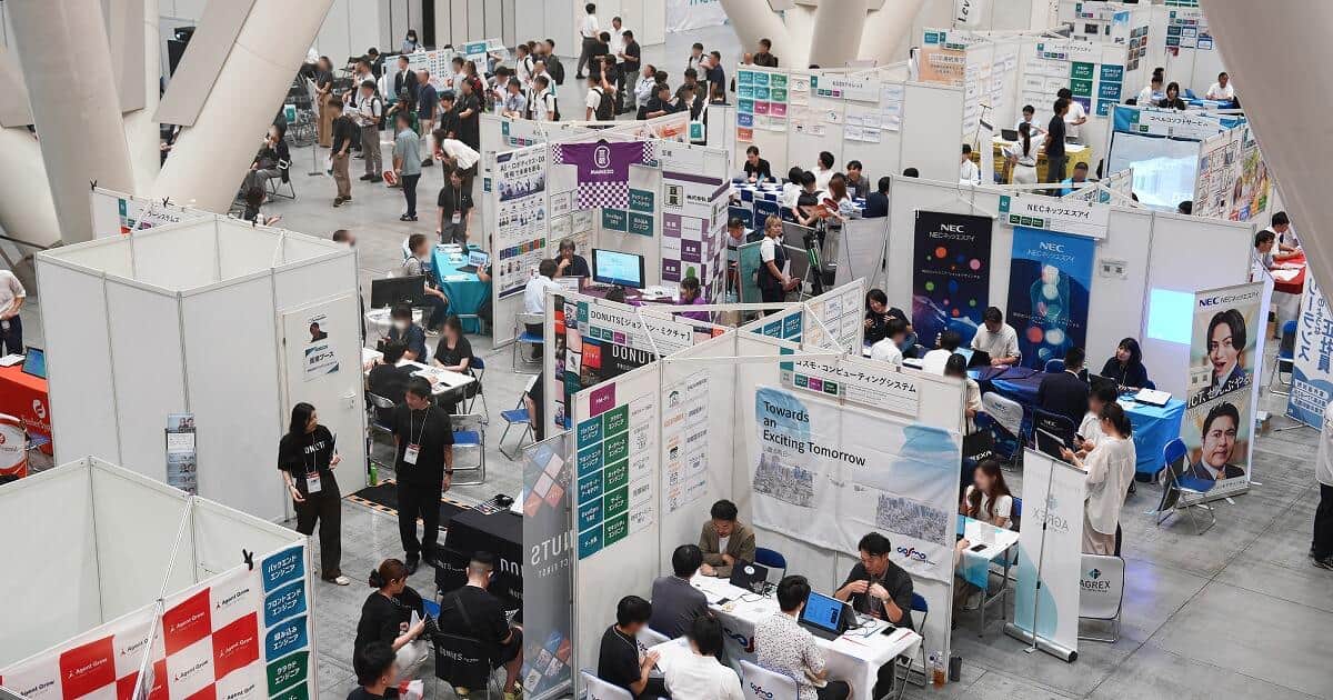 「レバテックIT転職フェア」の様子