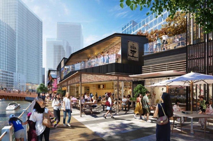 川沿いに広がる親水空間を整備 江戸 日本橋再開発 新ステージへ J Cast 会社ウォッチ