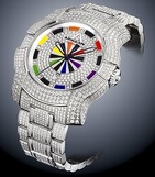 2200個VVSダイヤ使用 「600万円」アルマーン腕時計