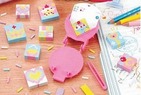 電子レンジで作る　かわいい消しゴム