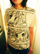 「読める」!?　マンガTシャツ