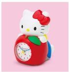 「時間ですよ～」キティがしゃべりながら走る目覚まし時計