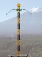 新感覚の絶叫体験「鉄骨番長」