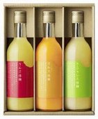 ラ・フランスもある　夏ギフト向けに国産100％果汁ジュース