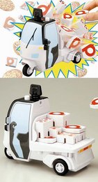 うまく積めるかな？ 「ピザーラ」デリバリーゲーム