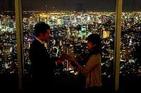 「愛」は海抜270mで全開モードに　「東京シティビュー」でバレンタインイベント